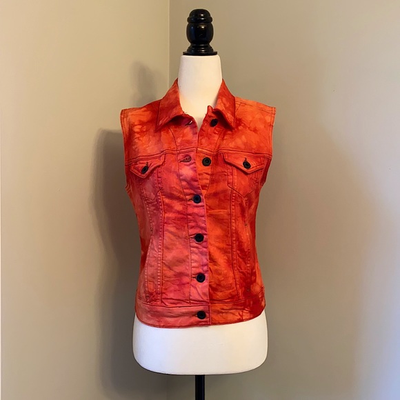 Mavi Jeans “Jodi” Basic Denim Vest - Picture 1 of 8